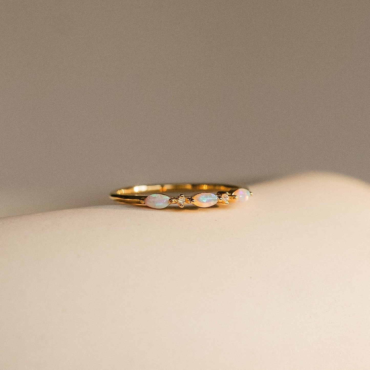 Chic Alessia Trio Opal Ring Jewelry Piece